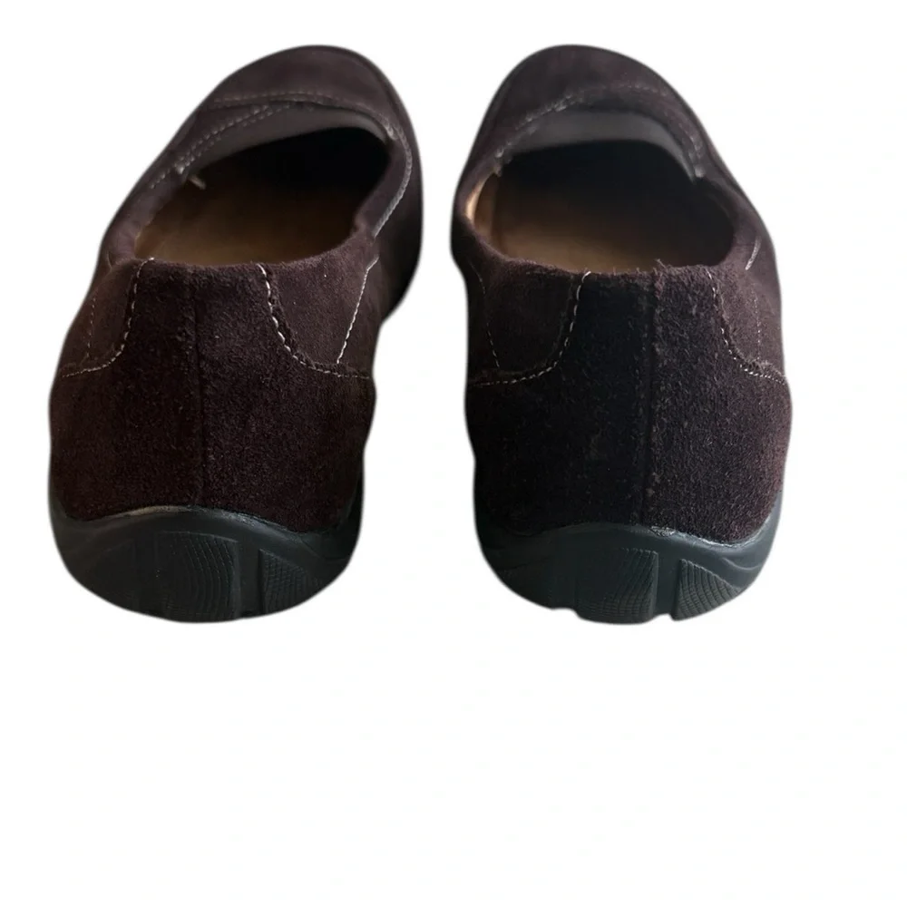 Naturalizer Adell Dark Brown Suede Flats Size 9